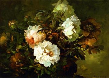 Peonies Artwork by Franz Bischoff