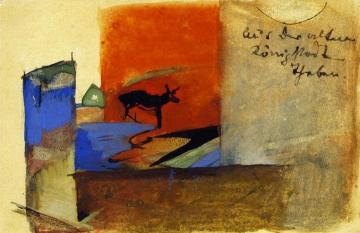 From the Royal Town of Thebes Artwork by Franz Marc