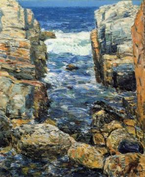 The South Gorge, Appledore, Isles of Shoals Artwork by Frederick Childe Hassam