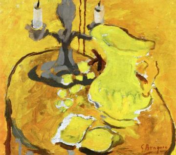 The Candelabra Artwork by Georges Braque
