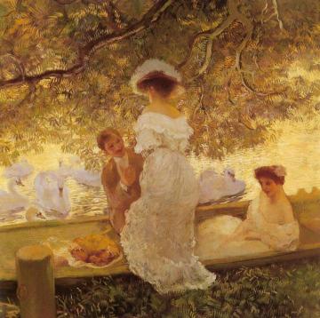 The Boating Party Artwork by Gaston La Touche