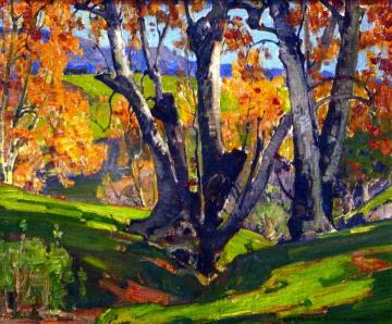 November Days Artwork by William Wendt