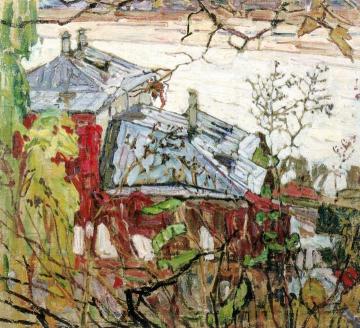 Dnieper by Kiev Artwork by Abraham A. Manievich