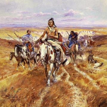 When the Plains Were His Artwork by Charles Marion Russell