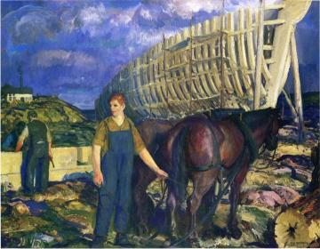 The Teamster Artwork by George Wesley Bellows