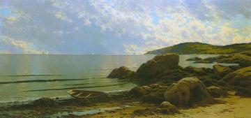 Low Tide, Hetherington Cove, Grand Manan Island, New Brunswick Artwork by Alfred Thompson Bricher