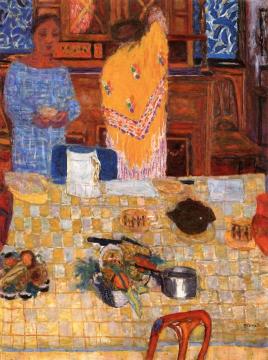 The Yellow Shawl Artwork by Pierre Bonnard