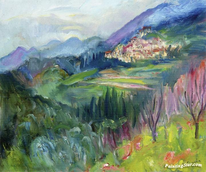 Landscape in Oletta (Corsica) Artwork by Charles Camoin