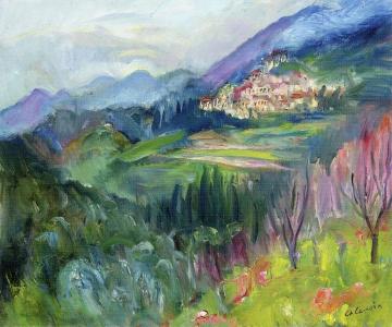 Landscape in Oletta (Corsica) Artwork by Charles Camoin
