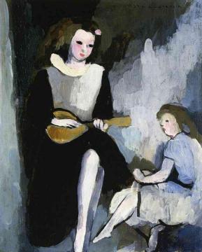 The Music Lesson Artwork by Marie Laurencin