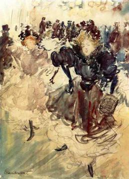 The Dancers Artwork by Maurice Prendergast