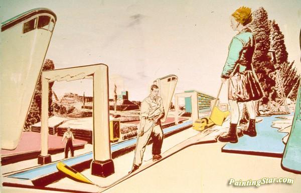 Stellwerk Artwork by Neo Rauch