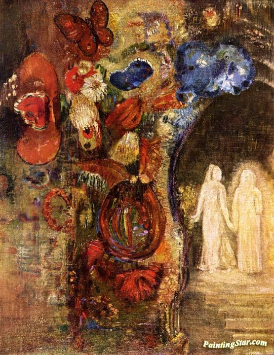 Apparition Artwork by Odilon Redon