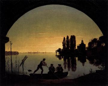 The Banks Of The Spree Near Stralau Artwork by Karl Friedrich Schinkel