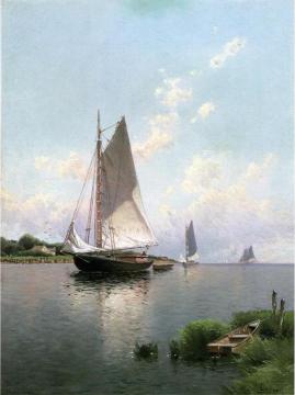 Blue Point, Long Island Artwork by Alfred Thompson Bricher