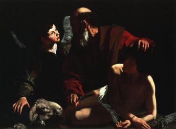 The Sacrifice of Isaac Artwork by Caravaggio
