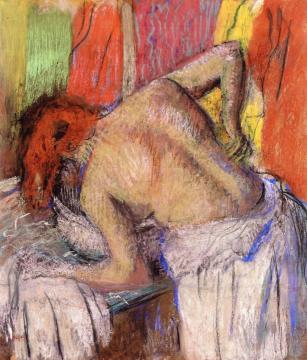 Woman Washing Her Back Artwork by Edgar Degas