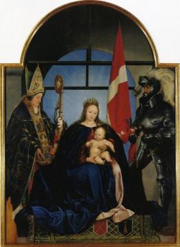 The Solothurn Madonna Artwork by Hans Holbein the Younger