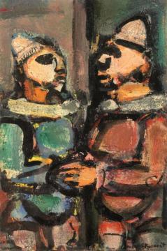 Two Brothers Artwork by Georges Rouault