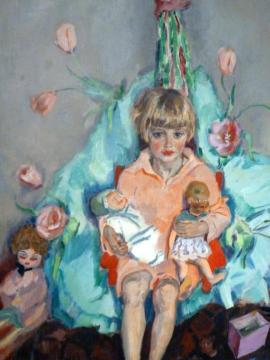 The Birthday of Lisa Artwork by Jan Sluyters