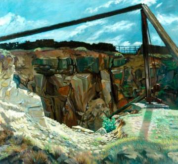 The Old Quarry, Hawksworth Artwork by William Rothenstein