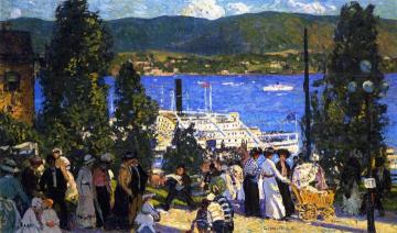 The Albany Boat Artwork by Gifford Beal