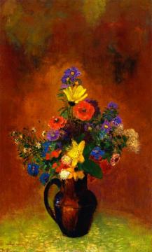 Flowers Artwork by Odilon Redon