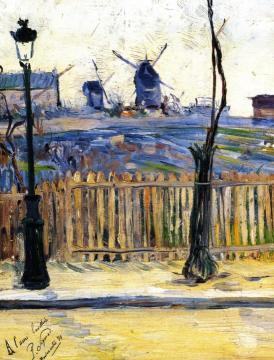 Rue Caulaincourt Artwork by Paul Signac