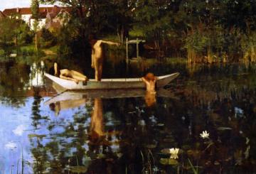 The Bathers Artwork by William Stott-of-Oldham