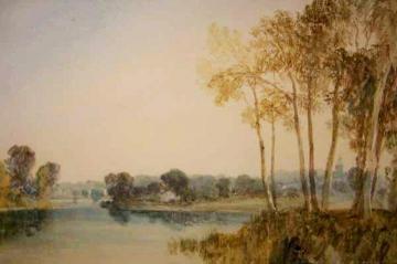 Landscape With Trees By The River Thames Artwork by Joseph Mallord William Turner