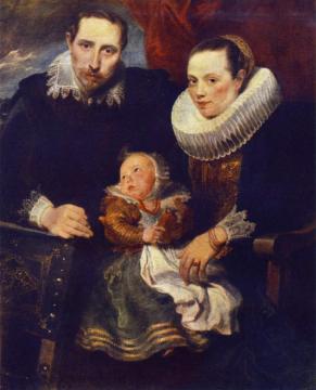 Family Portrait Artwork by Anthony van Dyck