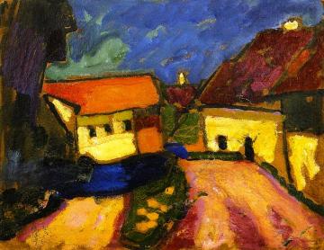 Landscape Sketch - Village Road Artwork by Alexej Jawlensky