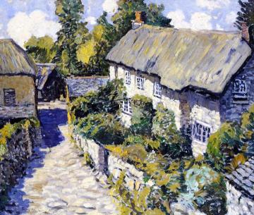 Mclegrenow Farm Artwork by Walter Elmer Schofield