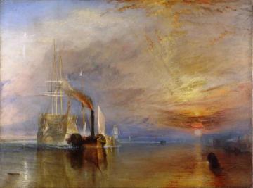 The Fighting 'Temeraire' Tugged to Her Last Berth to be Broken Up Artwork by Joseph Mallord William Turner