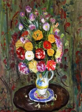 A Large Bouquet Artwork by Charles Camoin