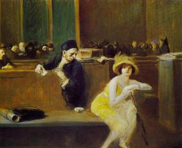 Scène de tribunal Artwork by Jean-Louis Forain