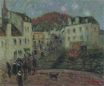 Moulin a Pont Aven Artwork by Gustave Loiseau