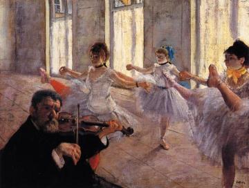 Rehearsal Artwork by Edgar Degas