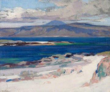 Ben More from Iona Artwork by Francis Campbell Boileau Cadell
