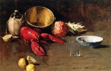 Still Life With Lemons And Lobster Artwork by Emil Carlsen