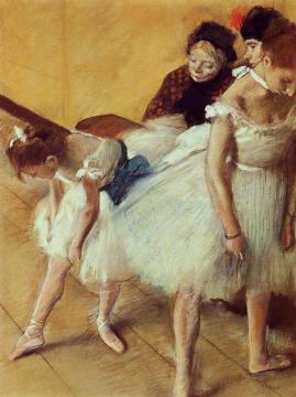 The Dancing Examination Artwork by Edgar Degas