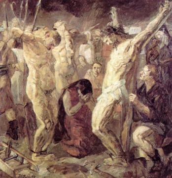 The Crucifixion Artwork by Max Beckmann