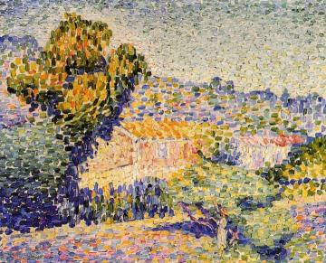 The Pink House Artwork by Henri Edmond Cross