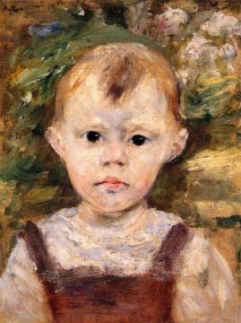 Portrait of a Little Boy Artwork by Pierre Auguste Renoir