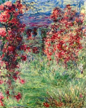The House among the Roses Artwork by Claude Oscar Monet