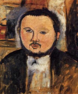 Portrait of Diego Rivera Artwork by Amedeo Modigliani
