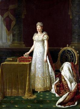 Portrait Of Marie-louise Of Austria, Wife Of Napoleon And Empress Of France Artwork by Robert Lefevre
