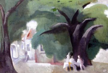 Luncheon on the Grass Artwork by Béla Kádár