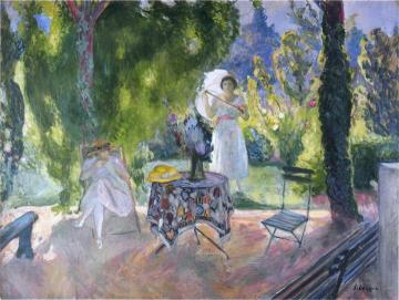 Lunch in the Garden Artwork by Henri Lebasque