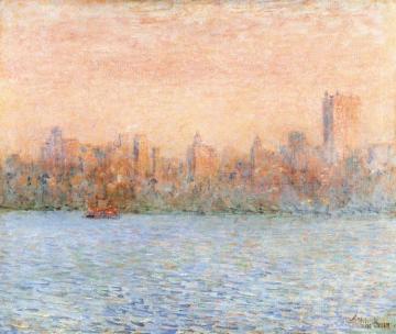 October Haze, Manhattan Artwork by Frederick Childe Hassam